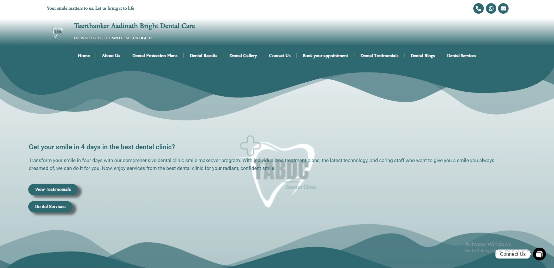Dental Website Development